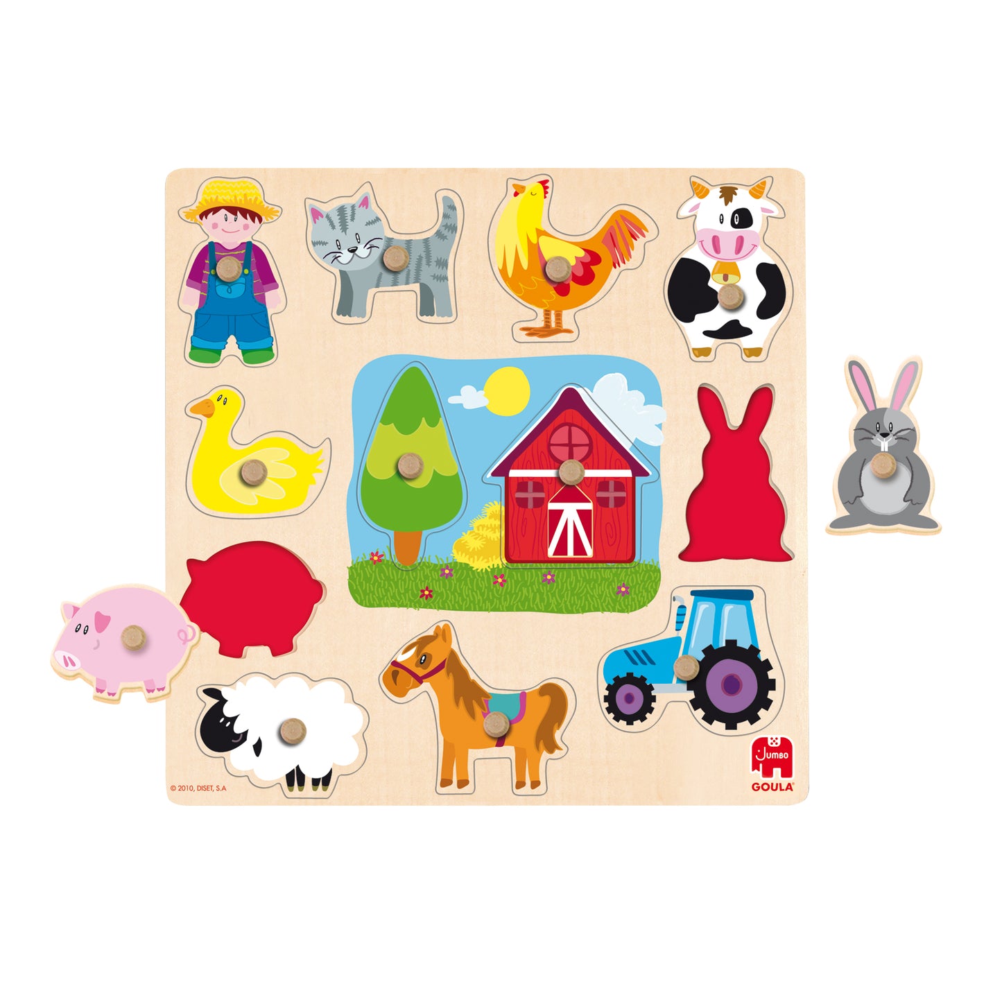 Farm Silhouete Puzzle - product image - Jumboplay.com