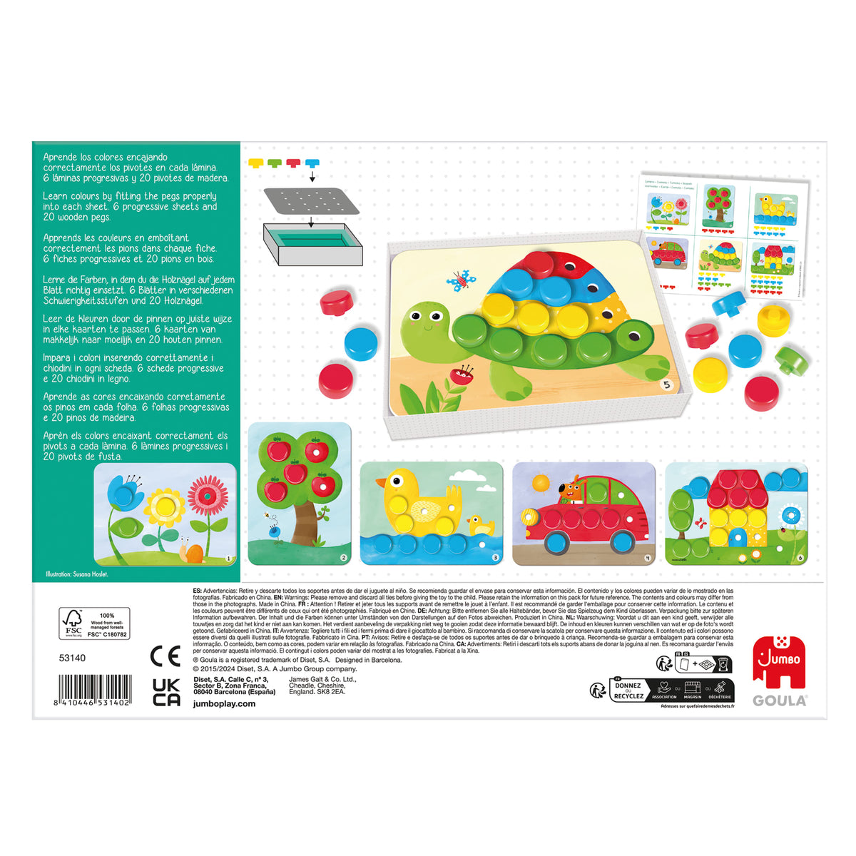 ColorBaby -47099 Jouet, Non Applicable, Multicolore, Standard (47099 ColorBaby -47099 Jouet, Non Applicable, Multicolore, Standard (47099