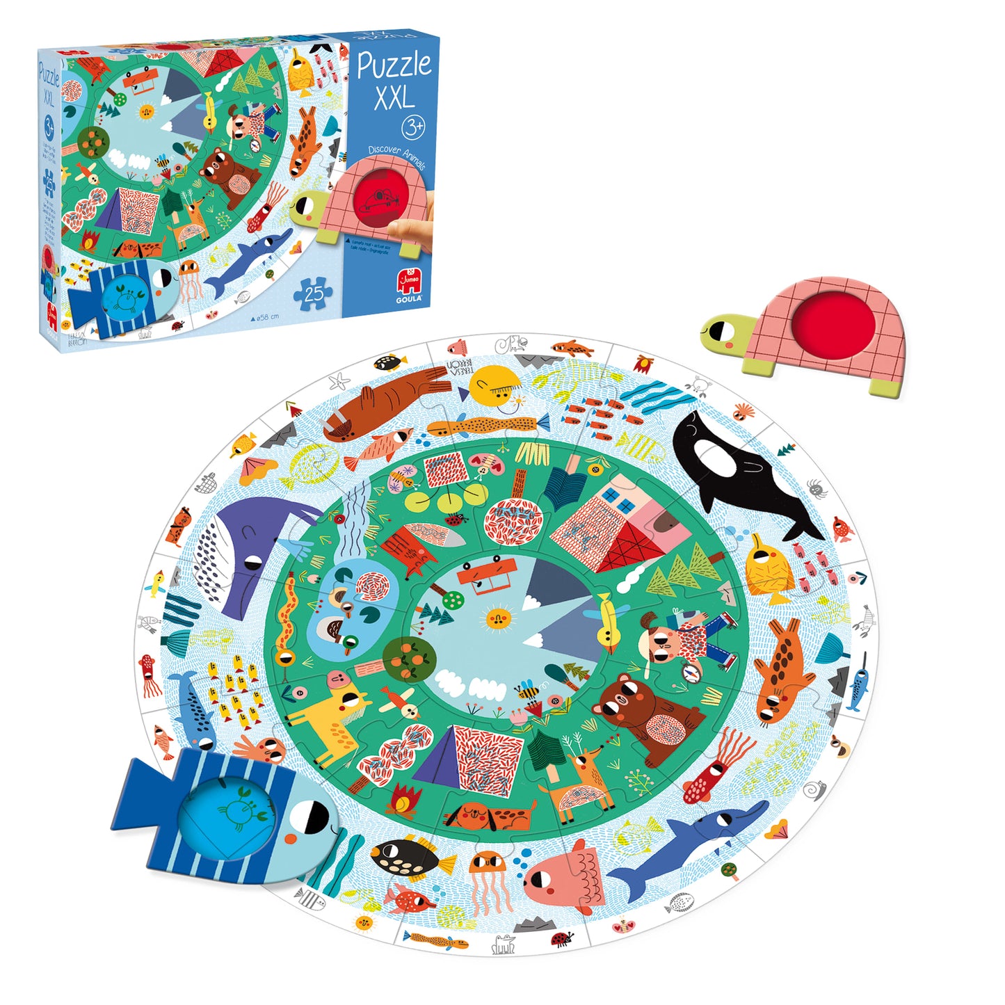 Goula - XXL Puzzle Tiere entdecken