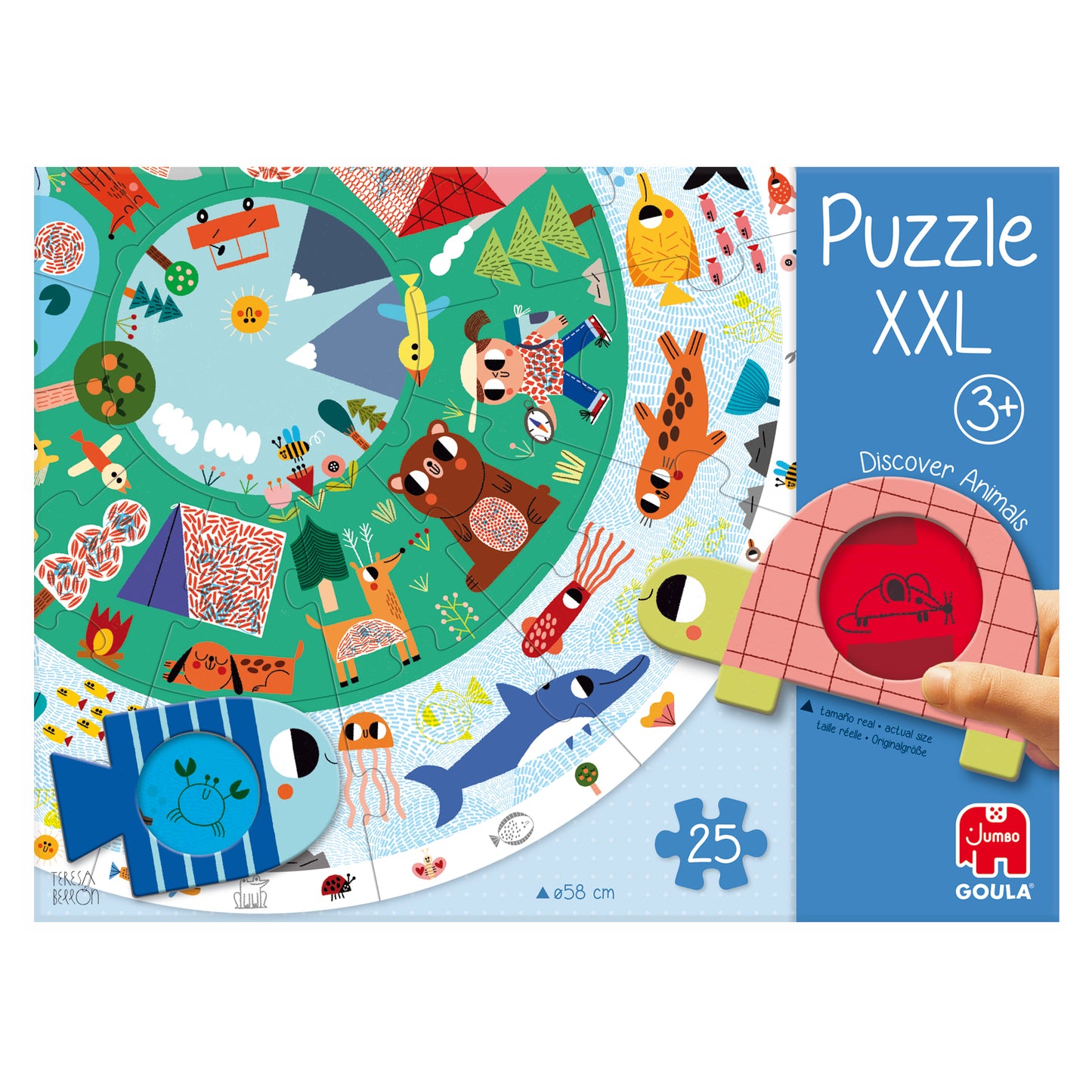 Goula - XXL Puzzle Tiere entdecken