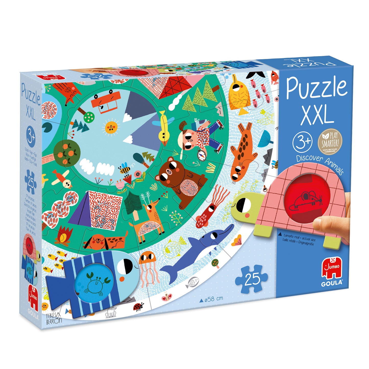 Puzzle XXL Discover Animals - product image - Jumboplay.com