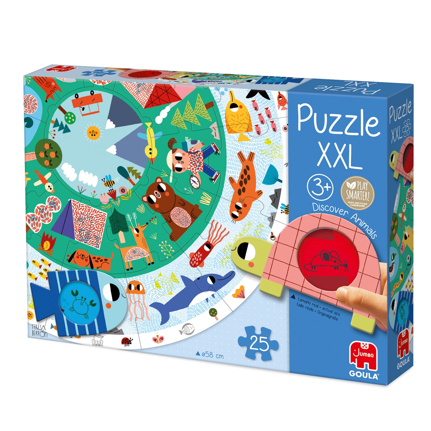 Puzzle XXL Discover Animals - product image - Jumboplay.com