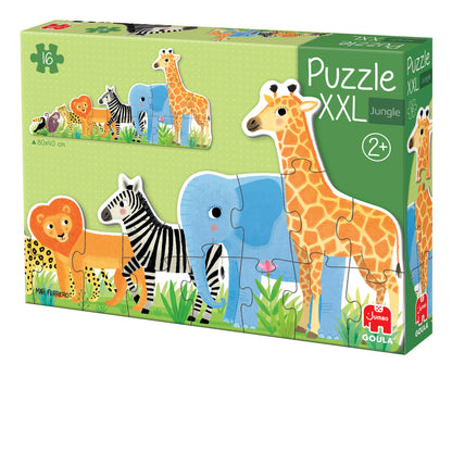 Goula - Puzzel XXL Jungle Van Klein Tot Groot