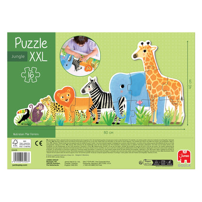 Goula - Puzzel XXL Jungle Van Klein Tot Groot