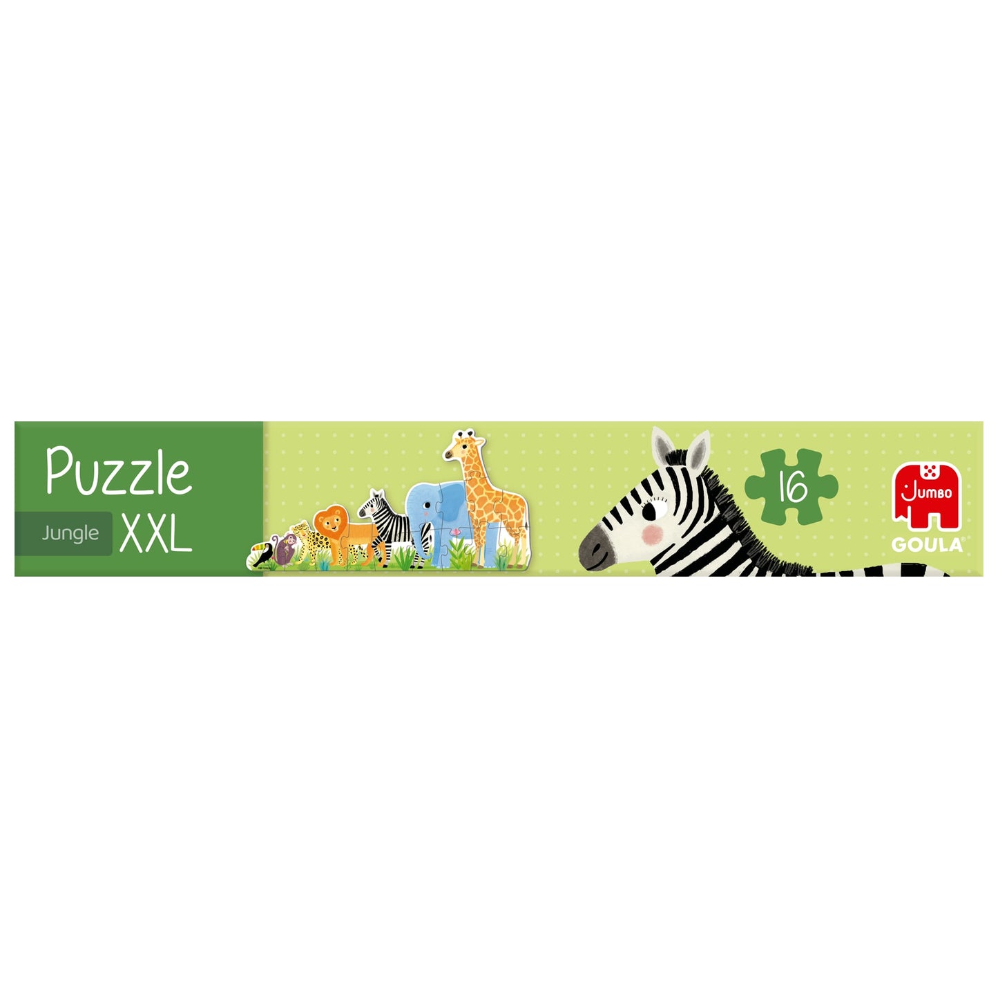 Goula - Puzzel XXL Jungle Van Klein Tot Groot