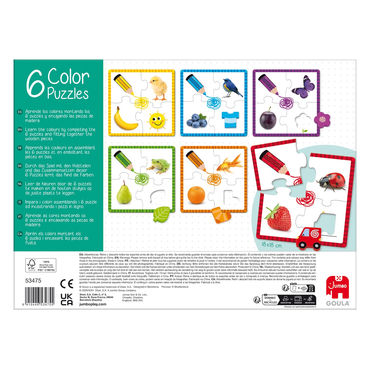 Goula - Puzles 6 Colores