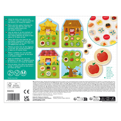 Goula - 3 kleine Schweinchen Memo & Lotto