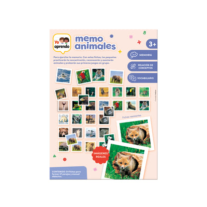 Yo Aprendo - Memo Photo Animals