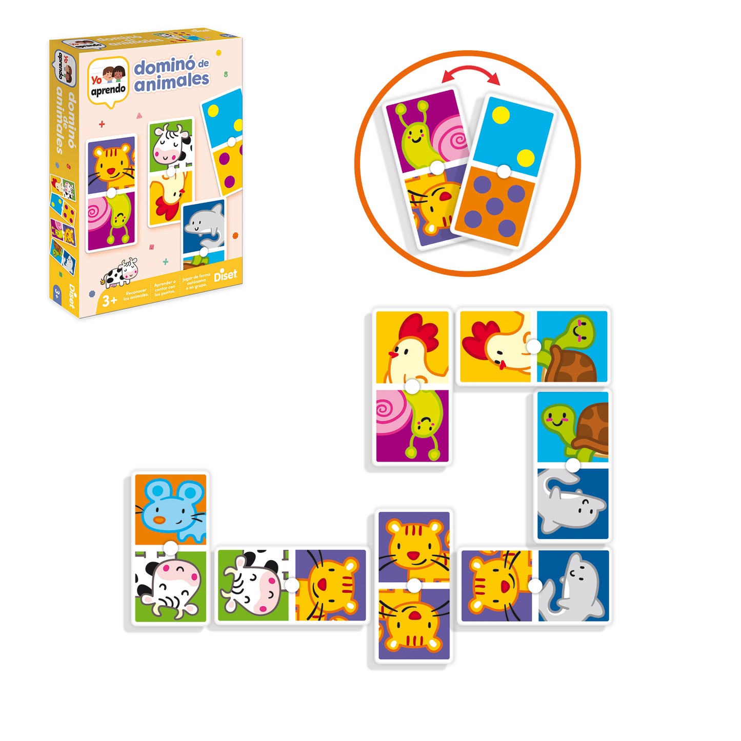 Yo Aprendo - Domino Animals