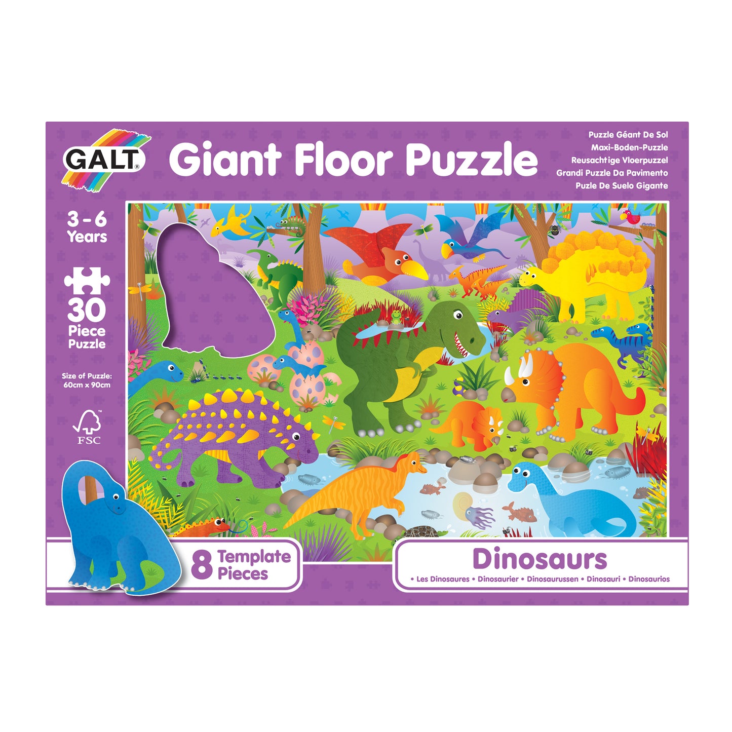 Giant Floor Puzzle: Dinosaurs