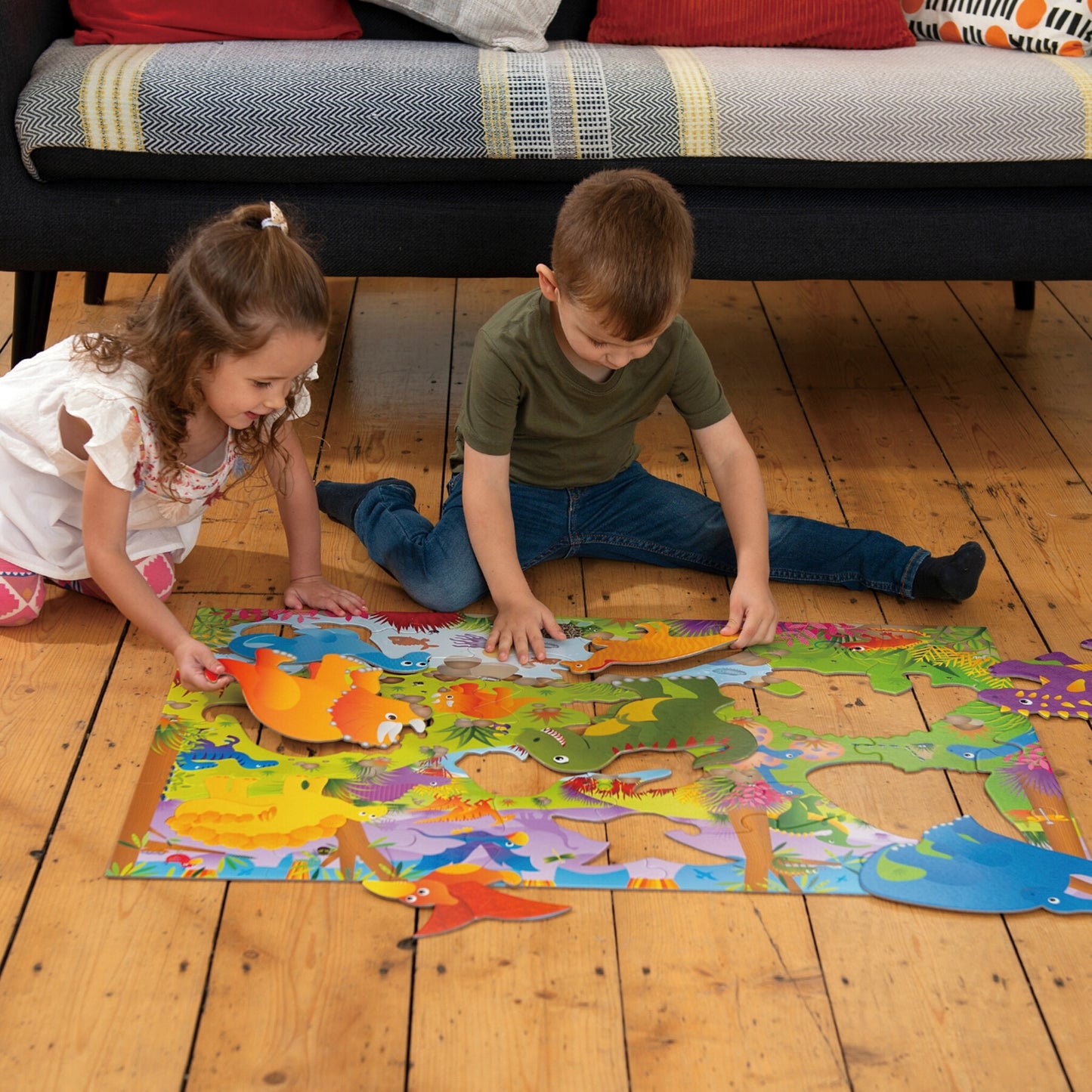 Giant Floor Puzzle: Dinosaurs
