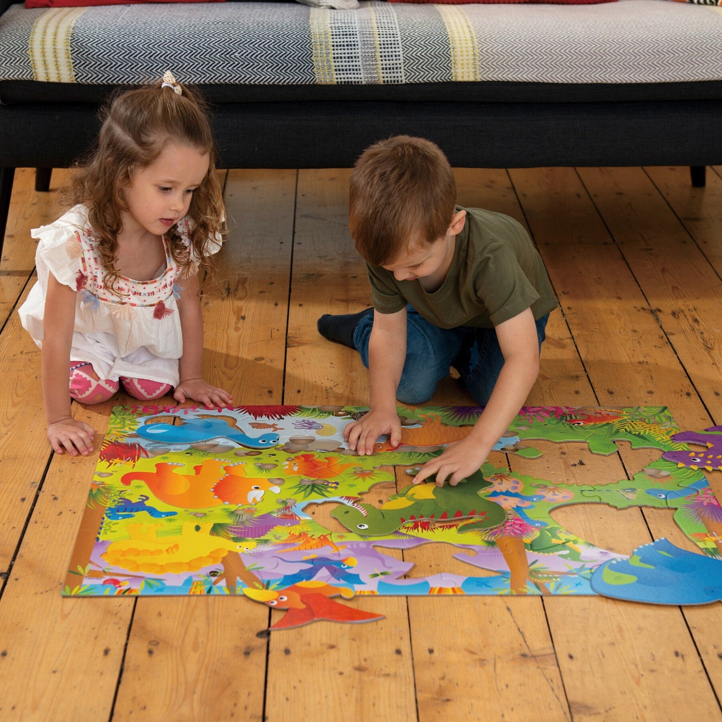 Giant Floor Puzzle: Dinosaurs