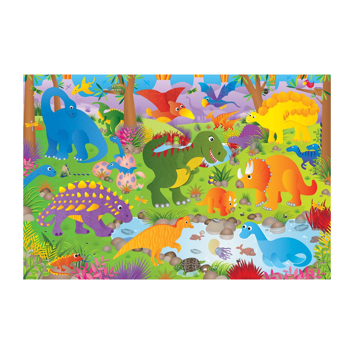 Giant Floor Puzzle: Dinosaurs