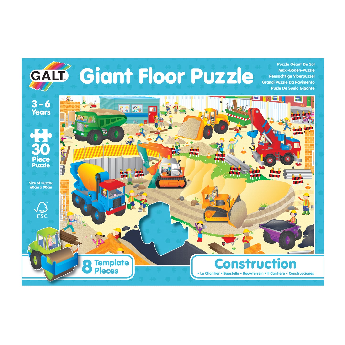 Giant Floor Puzzle: Construction