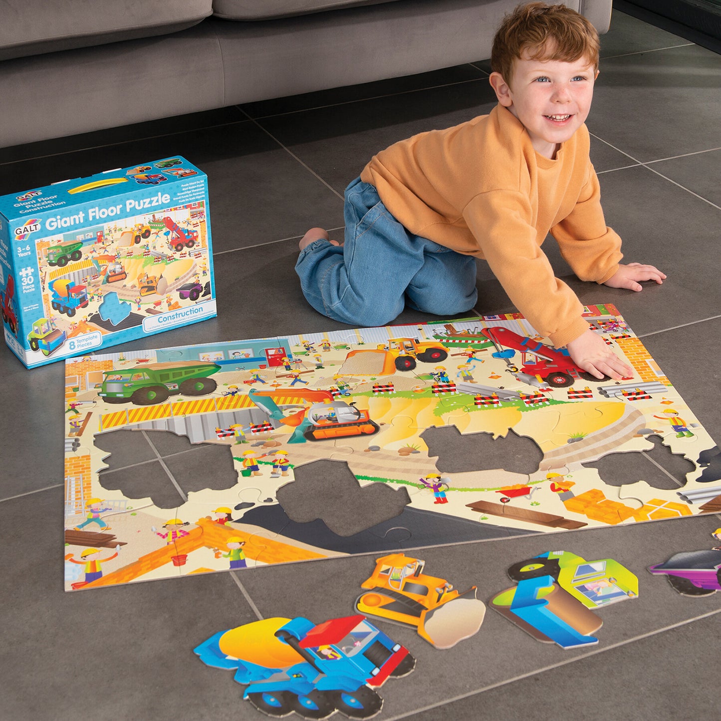 Giant Floor Puzzle: Construction