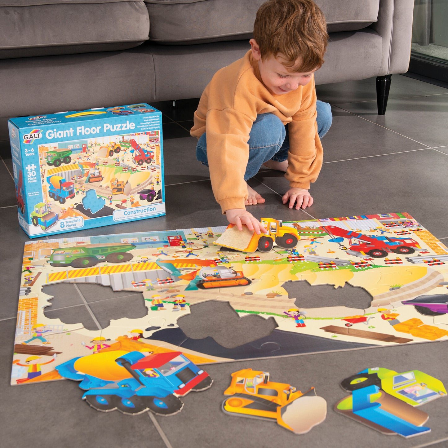 Giant Floor Puzzle: Construction