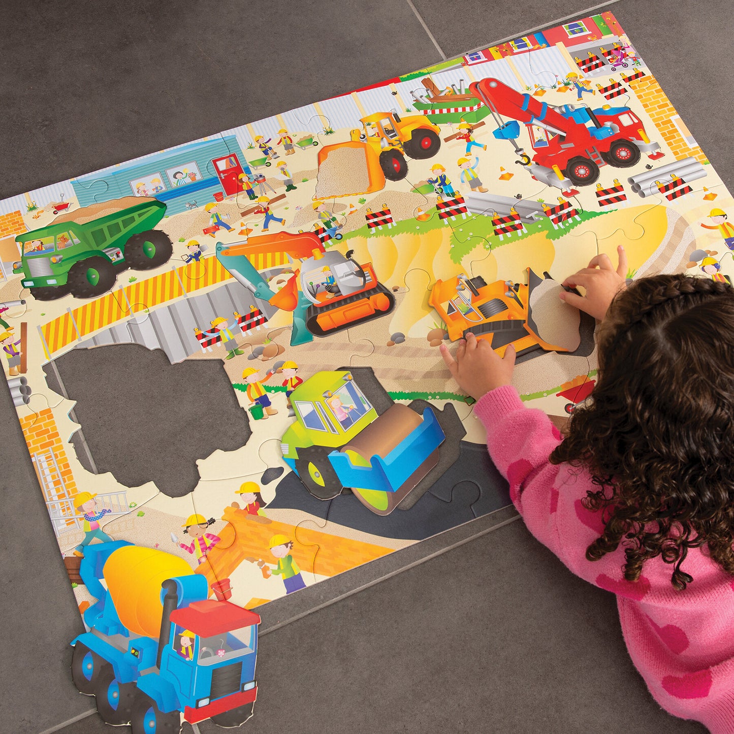 Giant Floor Puzzle: Construction