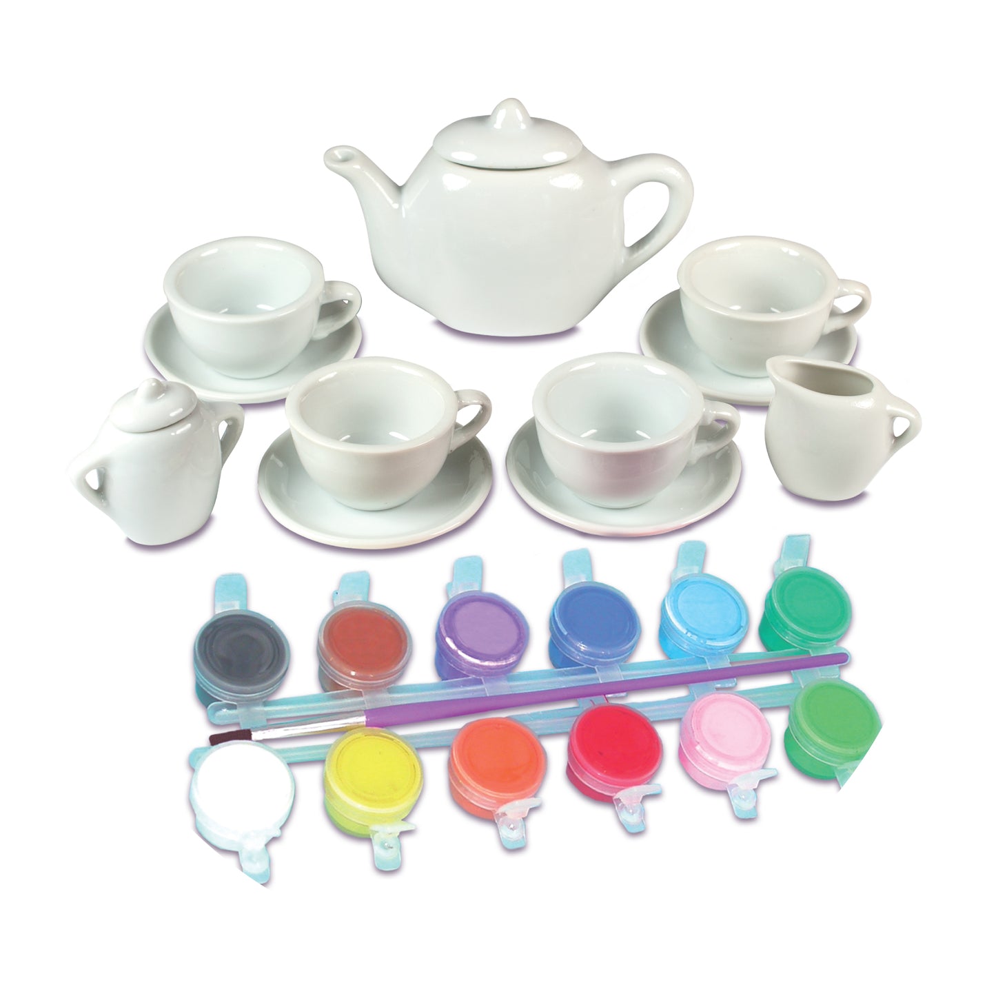 Paint a tea set