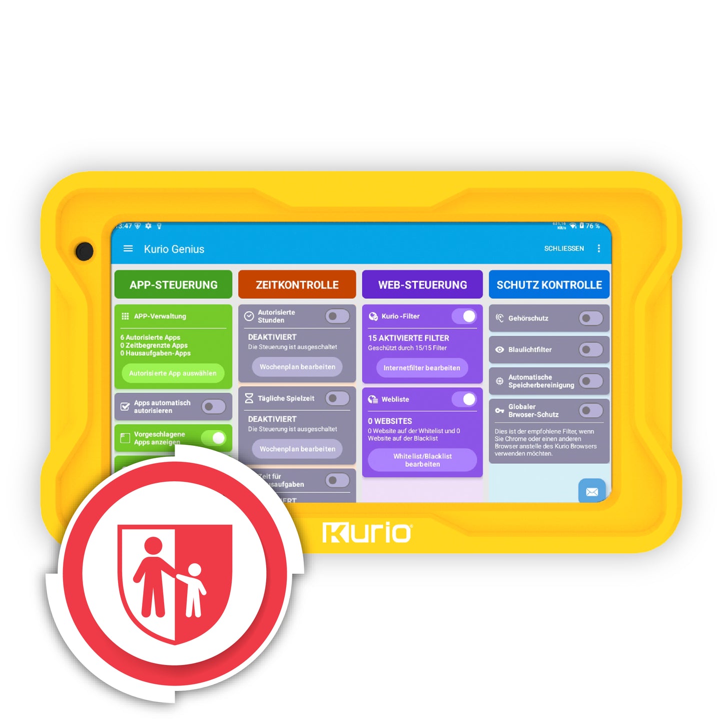 KURIO Tablet 7" KIKA EDITION