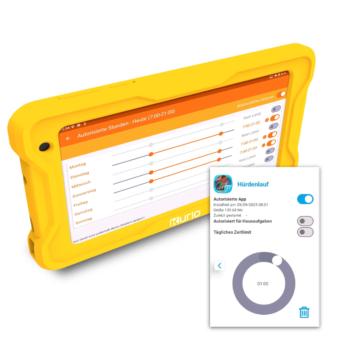 KURIO Tablet 7" KIKA EDITION