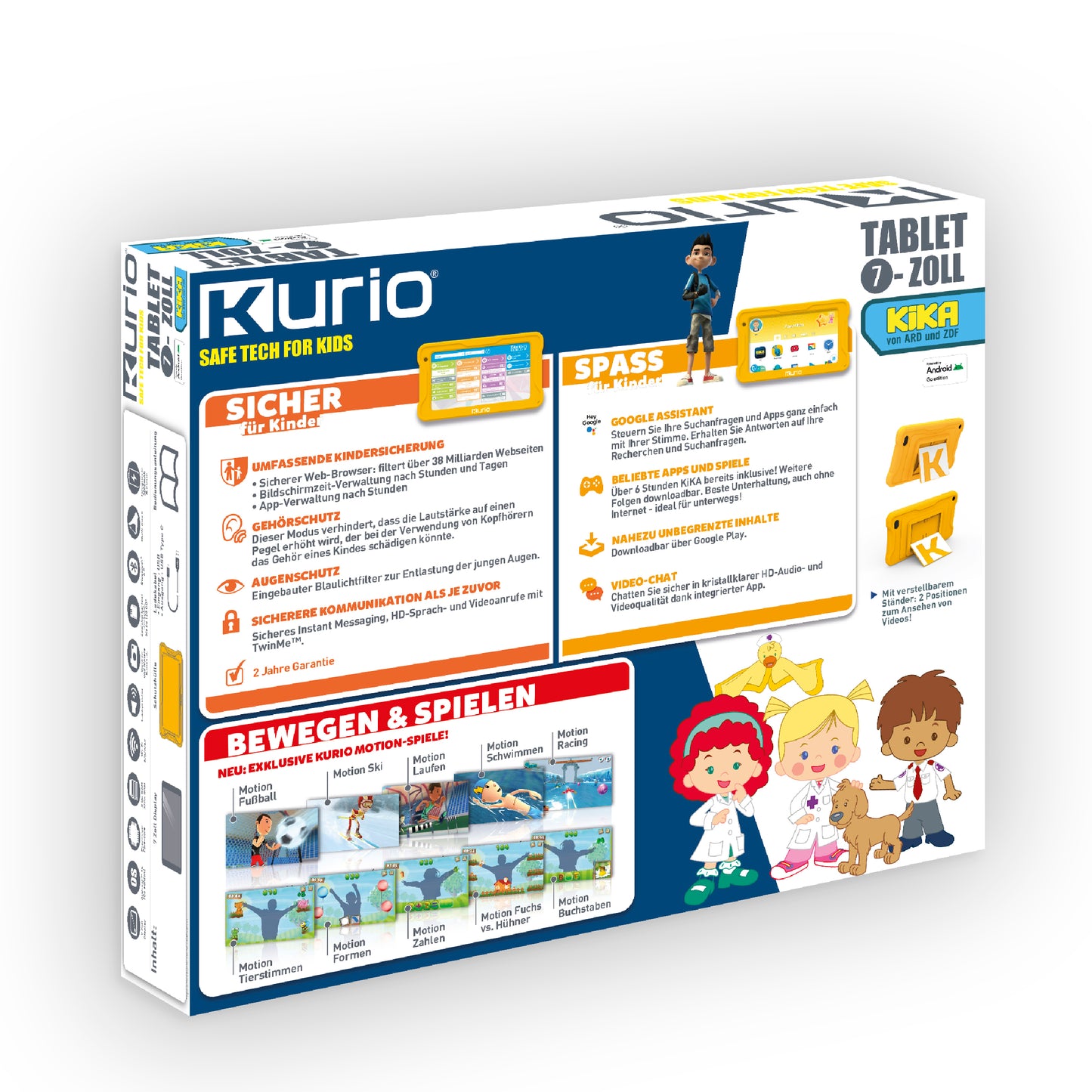 KURIO Tablet 7" KIKA EDITION