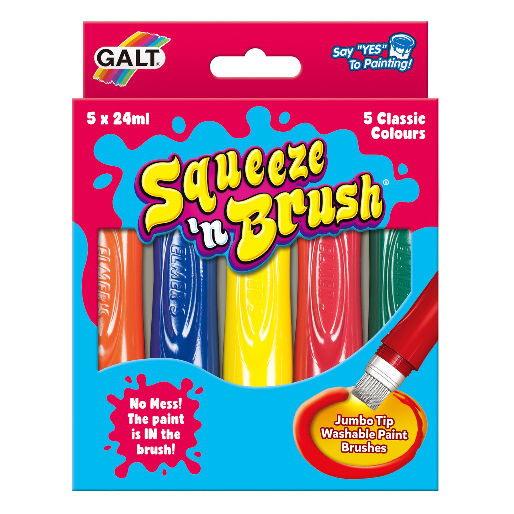 Squeeze 'n Brush - 5 Classic Colours