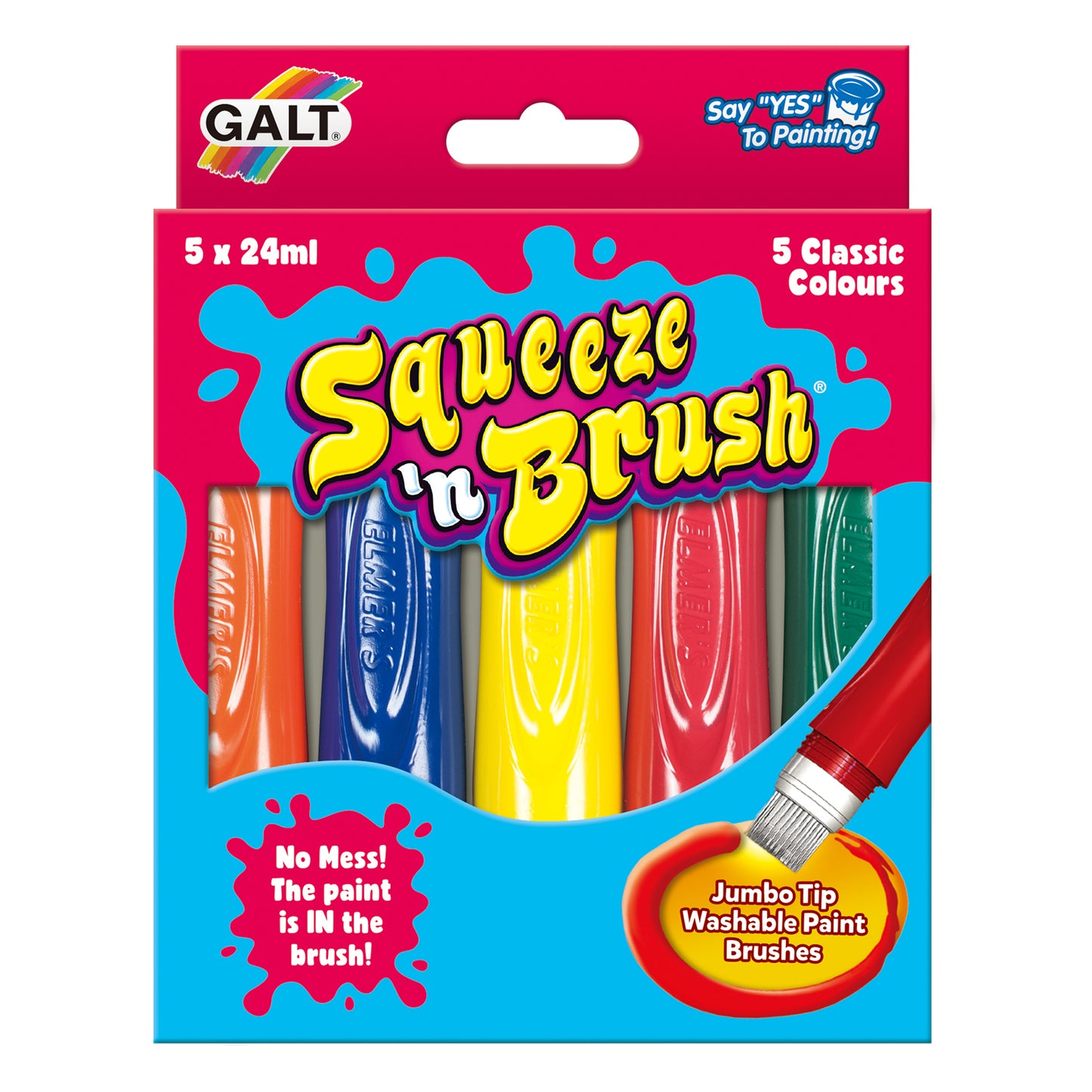 Squeeze 'n Brush - 5 Classic Colours
