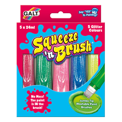 Squeeze 'n Brush - 5 Glitter Colours