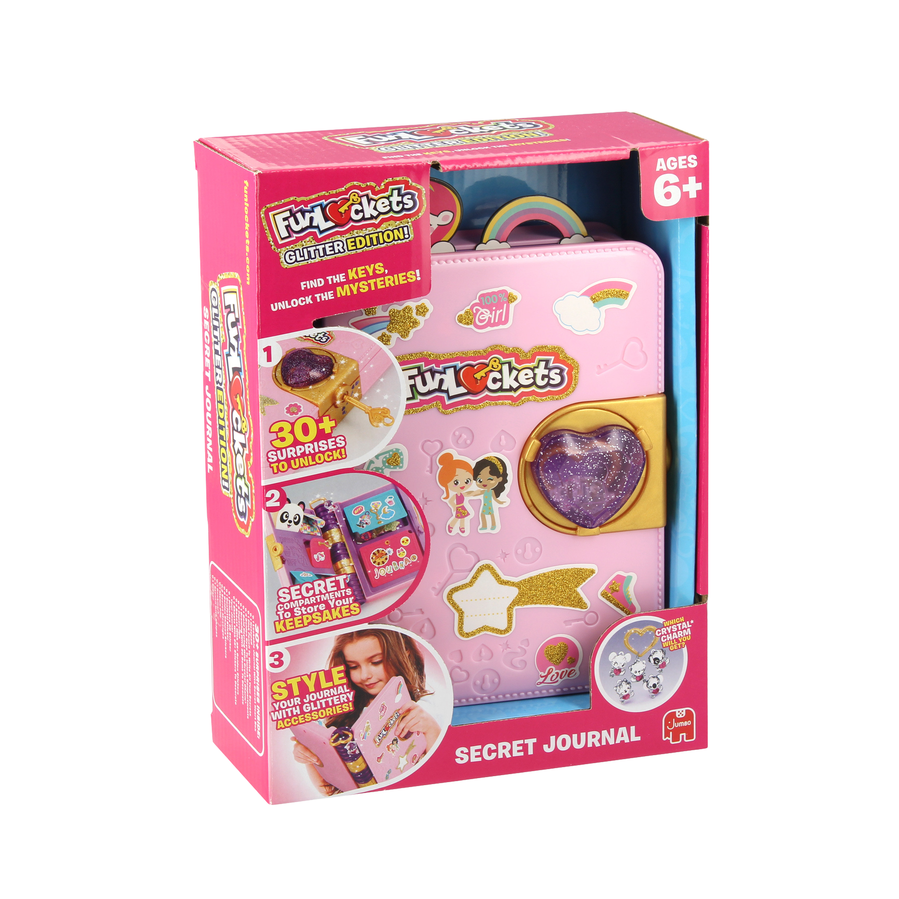 FunLockets - Secret Journal Glitter Edition UK